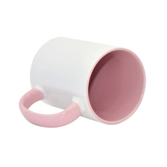 15oz Inner Rim Color Mug Pink (36pcs/case) (MUG-IR15P) FL-5