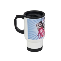 14oz Travel Sublimation Mug White 14oz Travel Sublimation Mug White