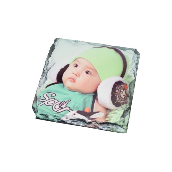 Sublimation Slate Coaster Square 4"