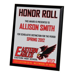 1003 Black Edge Plaque 8x10 1003 Black Edge Plaque 8x10