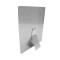 4084 Large Silver Metal Easel 2.8x9.2