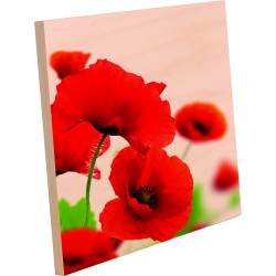 4528 Square Natural Wood Sublimation Print 8x8