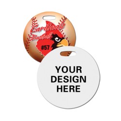5507 FRP Round Sublimation Bag Tag 5507 FRP Round Sublimation Bag Tag