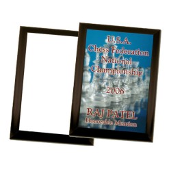 5669 Black Edge Plaque 5 x7