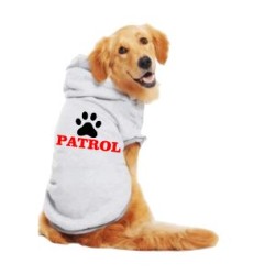 Pet Hooded Shirts Large White