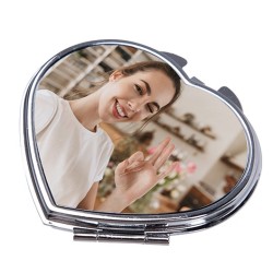 Compact Mirror Heart Compact Mirror Heart