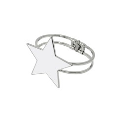Sublimation Large Star Charm Bracelet – Custom Photo Jewelry (MSZ01S)
