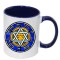 11oz Inner Rim Color Mug Blue
