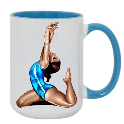 15oz Inner Rim Color Mug Light Blue 15oz Inner Rim Color Mug Light Blue