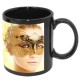 11oz Black Mug with White Sublimation Patch