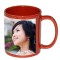 11oz Red Mug with White Patch 12 p/c