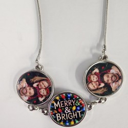 Necklace w/ Three Round Charms Necklace w/ Three Round Charms
