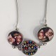 Necklace w/ Three Round Charms