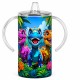 Sublimation Stainless Steel Sippy Cup with Spout White