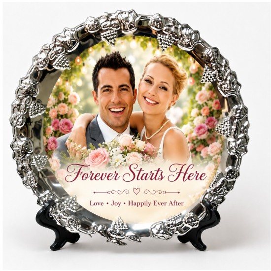 Sublimation Metal Plate 8" – High Gloss Aluminum Photo Panel (PT1)
