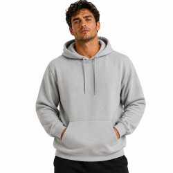 PERFORMANCE PULLOVER HOODIE GRAY (LARGE)
