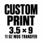 11-ounce mug transfer —Sublimation Prints 3.5 x 9  Price: $4.00 each