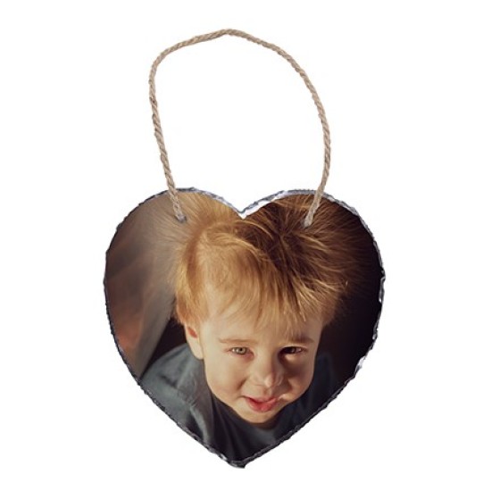 Sublimation Slate Heart Hanging 7.9x 7.9 (SBBH50)