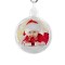 Hanging Plastic Ball Ornament ROUND 1.69"