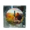 Glass Clock 8" Square