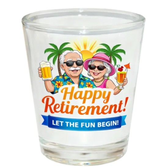 Sublimation 1.5oz Shot Glass Mug (Clear) 12p/c (BN20)
