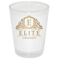 Sublimation 1.5oz Shot Glass Mug with White Patch 12 P/C  (BN21)