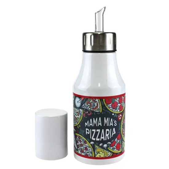 17 oz Stainless Steel Oil Dispensers - White