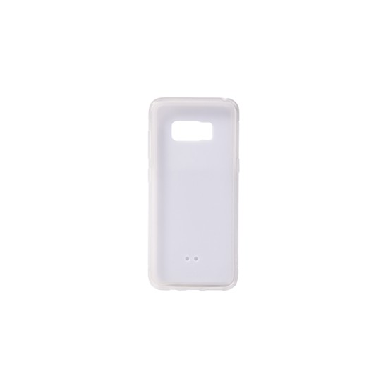 Samsung S8 G9500 White Rubber Cover With Insert M-6