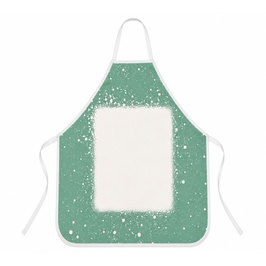 Blank Faux Bleach Linen Apron Green (TD-WQAD7072GR)