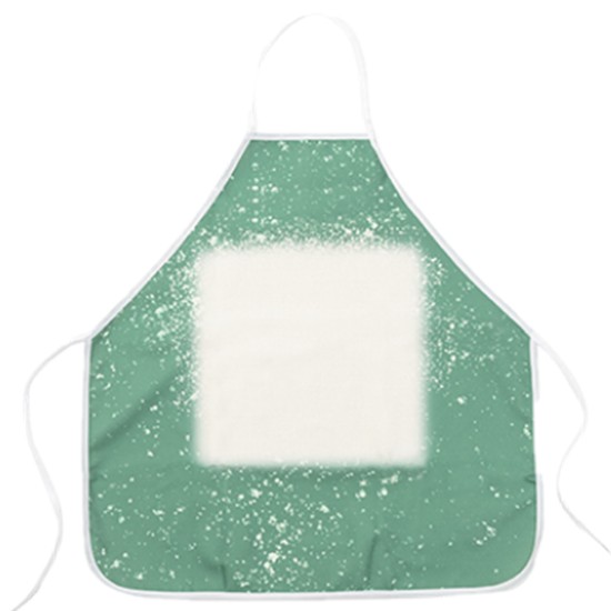 Blank Faux Bleach Linen Apron Green (TD-WQAD7072GR)