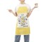 Blank Faux Bleach Linen Apron ( Yellow