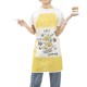 DyecraftDirect Blank Faux Bleach Poly-Linen Apron ( Yellow ) TD-WQAD7072YL