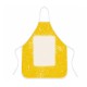 Blank Faux Bleach Linen Apron Yellow (TD-WQAD7072YL)