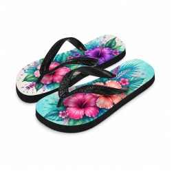 Adult Flip Flops Black Small (TX03-BKS)