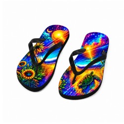 Child Flip Flops Black – Large (TX04-BKL)