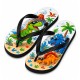 Child Flip Flops Black – Medium (TX05-BKM )