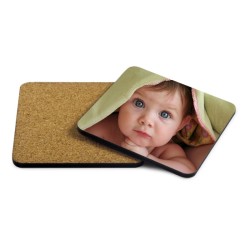 5677 Square Coaster with Cork Bottom 5677 Square Coaster with Cork Bottom