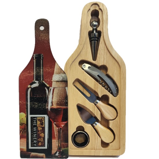 Sublimation Blank Wine and Cheese Charcuterie Set