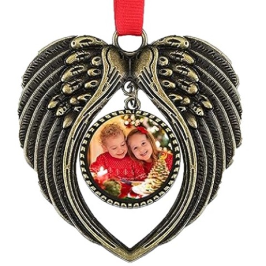 Angel Wing Gold Sublimation Ornament (WingG)  I-2 