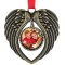 Angel Wing Gold Sublimation Ornament