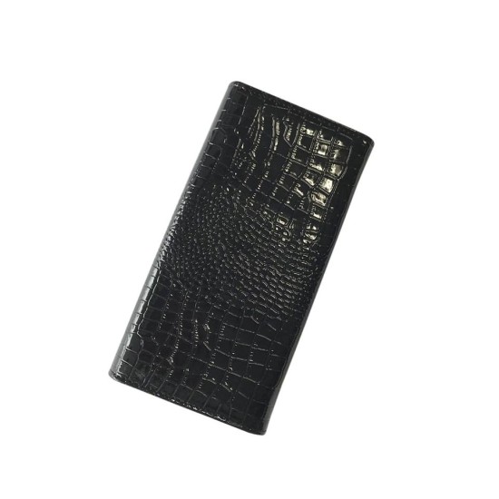 TRIFOLD LADIES WALLET BLACK