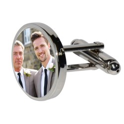 Sublimation Cufinks-Round Sublimation Cufinks-Round