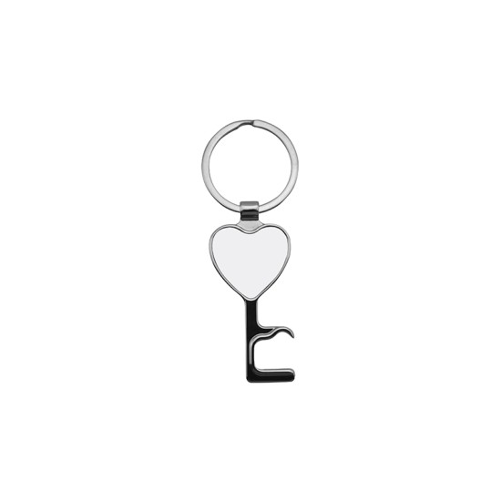 Multi-functional Heart Key Chain Bottle Opener 0.1" (YA103)  