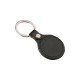 PU Round Key Chain  black (YA106)