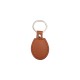 PU Oval Key Chain (Brown) (YA108-BR)  