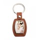 PU Barrel Key Chain (Brown) (YA109-BR)  