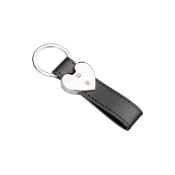 Strip PU Heart Key Chain Strip PU Heart Key Chain