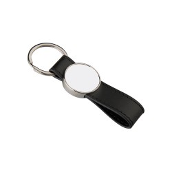 Strip PU Round Key Chain Strip PU Round Key Chain
