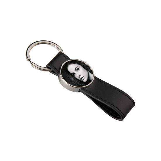 Strip PU Round Key Chain (YA111)  