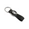 Strip PU Round Key Chain